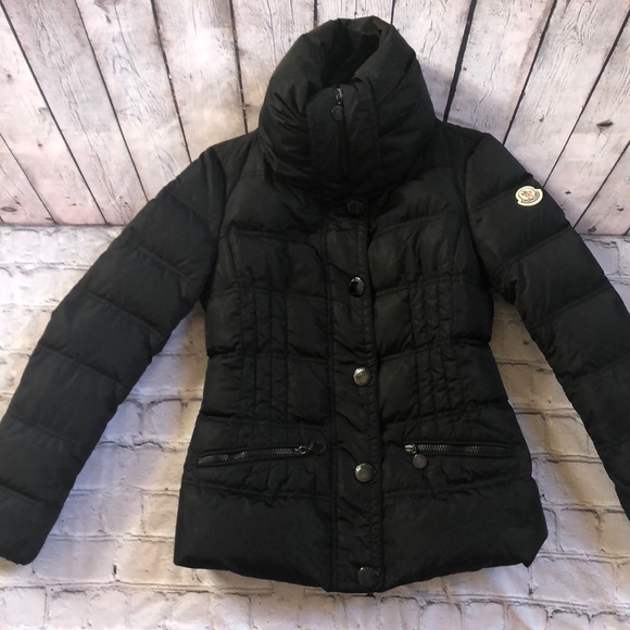 moncler short black jacket